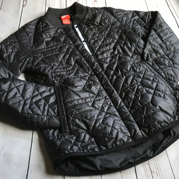 nike quilted bomber